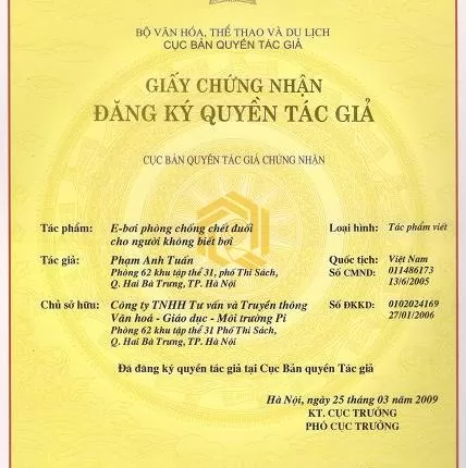 Thủ tục đăng ký bản quyền tác giả