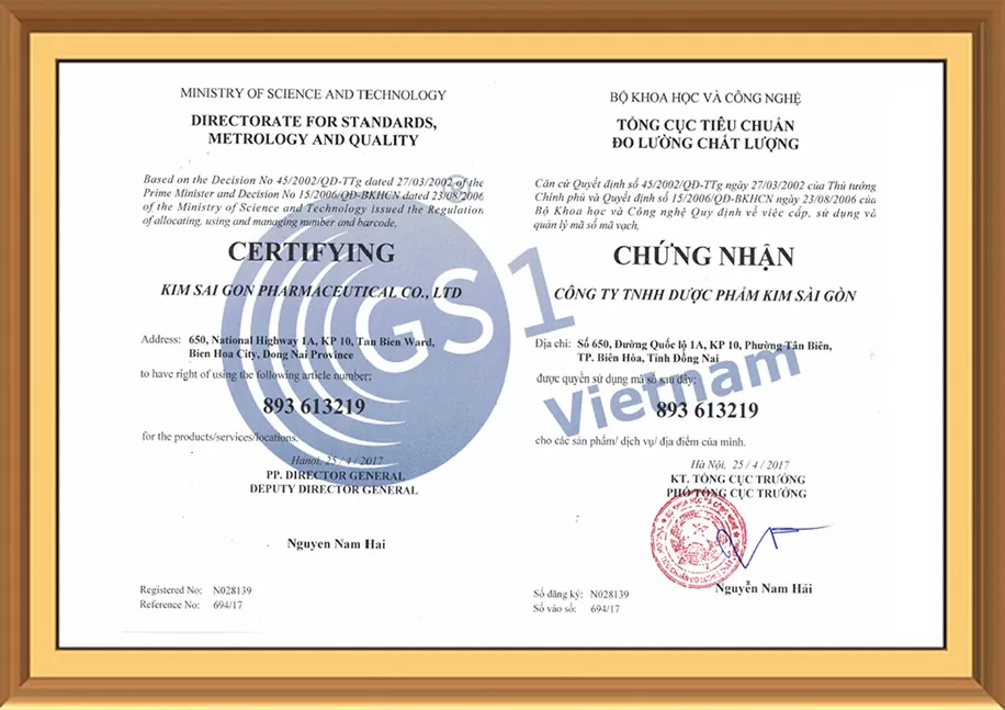 Đăng ký mã số mã vạch sản phẩm