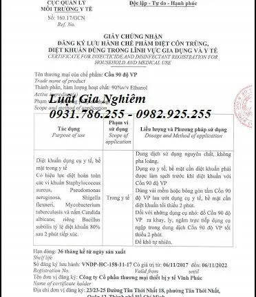 ng ký lưu hành trang thiết bị y tế