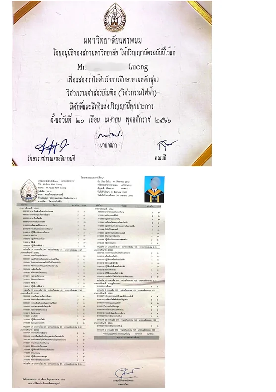 Dịch Vụ Thủ Tục Công Nhận Văn Bằng Nước Ngoài 2025 Công nhận văn bằng Thái Lan